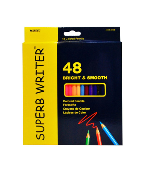 Creioane colorate MARCO SuperbWriter, 48 culori, 4100-48CB